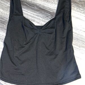 Black Sleeveless Women's Top